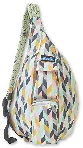 KAVU Unisex-Erwachsene Seilschlinge Umhängetasche, Chevron Sketch, One Size