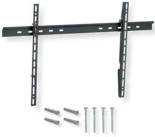 Nanook Flache und Neigbare TV-Wandhalterung für 40–80 Zoll Fernseher – Neigbar für TVs bis 65 Zoll, Schlanke Aufhängung, Für LED, QLED und OLED TVs, Universelle Kompatibilität, VESA bis 600x400
