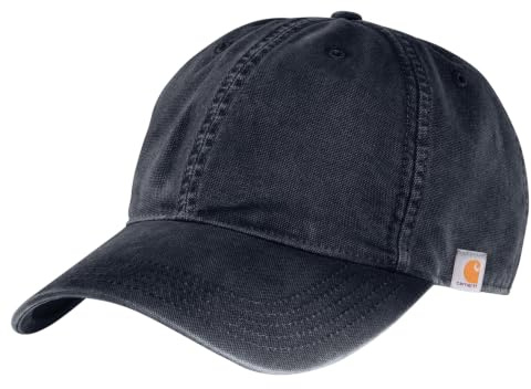 Carhartt Men's Cotton Canvas Cap, Navy, One Size
