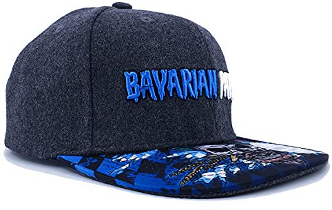 Broken Head Bavarian Patriot Cap - Unisex Baseball-Cap mit Filz für Damen & Herren - Bayern-Motiv, Verstellbar