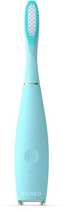 FOREO ISSA 3 Ultrahygienische 4-in-1 elektrische Schallzahnbürste aus Silikon für Zähne, Zahnfleisch, Zungen- & Wangenreiniger. Zahnaufhellung und Zahnreinigung - 6 Monate Zahnbürstenaufsatz.