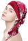 Kopftuch für Frauen Kopfbedeckung Damen Chemo Kopfbedeckung Im Voraus Gebunden Set Plissiert Headwrap Schals Gap Mütze Damen -Rotwein