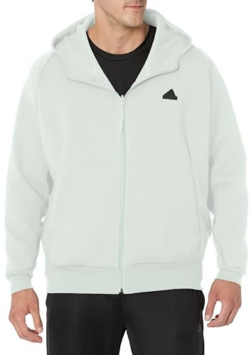 adidas Herren Z.n.e. Premium Full-Zip Hoodie, Wonder Silver, XXL