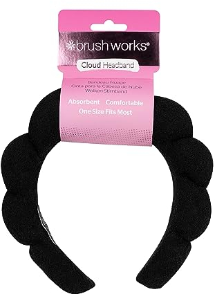 Brushworks Black Cloud Headband