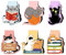6 Stück Magnetische Lesezeichen Katze kinder Niedliche Buchmarker Clip Set für Lehrer Studenten Buchliebhaber Lesen Kawaii Magnet Seite Marker für die Schule Büro Katzenliebhaber