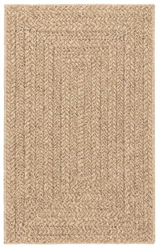 vidaXL Teppich ZIZUR 240x340 cm Jute-Optik Indoor und Outdoor