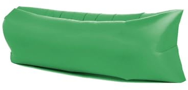 HUMAJORY Aufblasbares Lazy Sofa mit Tragetasche, Tragbarer Wasserdichter Anti-Luft-Leck-Luft-Strandstuhl, Aufblasbarer Couchstuhl for Outdoor-Camping, Reisen, Wandern, Pool, Strandpartys(Dark Green)