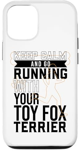 Hülle für iPhone 14 Jogger mit American Toy Terrier