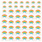 50 Stück Regenbogen-Radiergummis, Kinder-Radiergummis, Schüler-Briefpapier, Cartoon-Radiergummis, Kinder-Schulbedarf