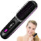 Haarglätter Bürste, Glättbürste Kabellos, Kabellose Glättbürste, Mini Glätteisen, Mini Haarglätter USB, Hair Straightener, Mini Glättungsbürste Tragbare Mit LED-Anzeige, Anti-Verbrühungs, Für Reise