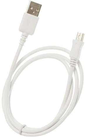 iTechCover USB Cable Charging Cord/Charger Power Lead Wire Compatible with Philips GoGear Raga MP3 Player SA4RGA08 8GB / (1m / 3.3ft) / White