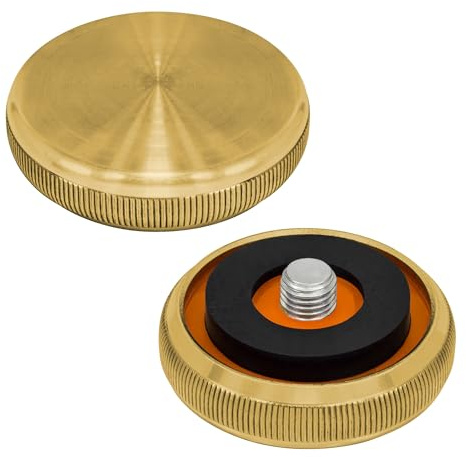 Titan 63643 Interchangeable Brass Striking Faces for Titan DBX 45oz Dead Blow Hammer