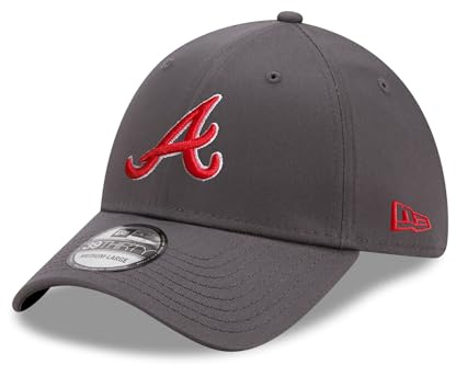 New Era Atlanta Braves MLB Graphene Grau 39Thirty Stretch Cap - M-L