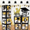 2025 Geschenke Ballonbox Deko Luftballon Boxen Ballons mit Aufkleber Abschluss Bestandene Prüfung Abschlussfeier Graduation Bachelor Party Deko (4 Stück)