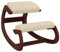 Generico Kangqiling Kniebank Creme, 55 x 84 x 55 cm, Birkensperrholz, creme, 110333