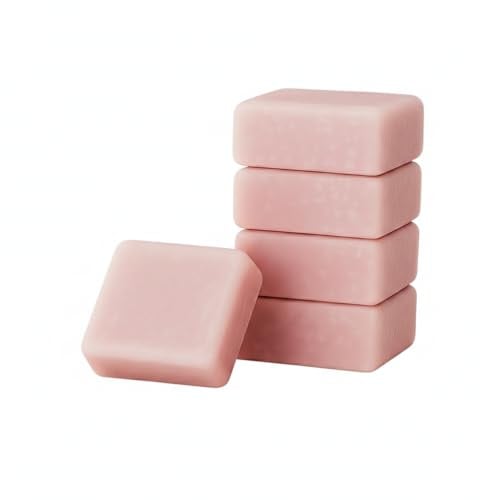 5 Carré de Musc Rose – Musc Blanc & Rose Orientale, Élégance et Douceur