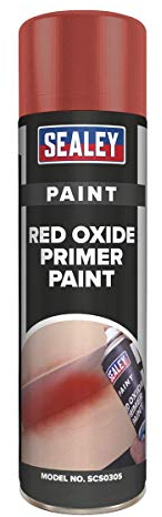 SEALEY scs030 rot Oxide Primer Paint 500 ml, 6 Stück