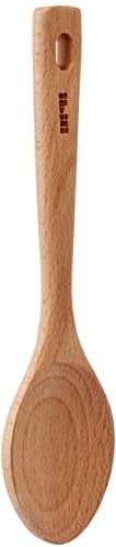 Ibili Spanish Cuchara ESPAÑOLA Madera 25 CM, Stainless Steel, marrón