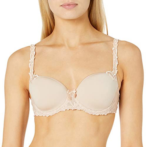 Simone Perele Andora 3D Molded-Cup Bra Reggiseno a t-Shirt, Trasparente, Rosa Peau, Donna