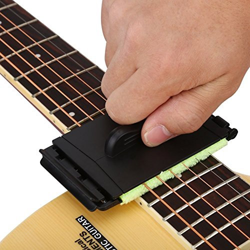 OFKPO Nettoyeur de Cordes pour Guitare, Nettoyeur de Corde et Manche de Guitare Outils de Nettoyage et Entretien pour Instruments à Corde Nettoyant