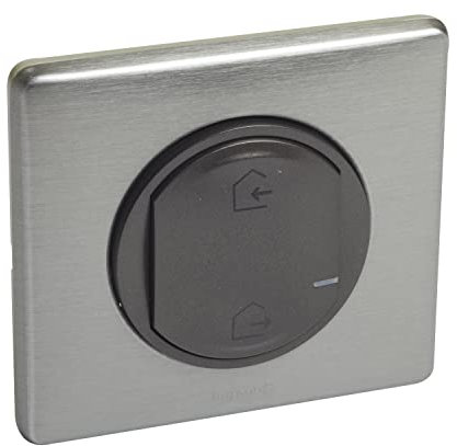 Legrand - Commande Départ/Arrivée pour installation connectée Céliane with Netatmo avec plaque Métal Tungstène