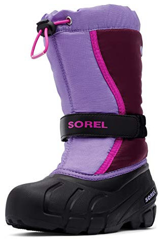 Sorel Flurry bottes d'hiver pour enfants, Violet (Purple Dahlia x Paisley Purple), 31 EU