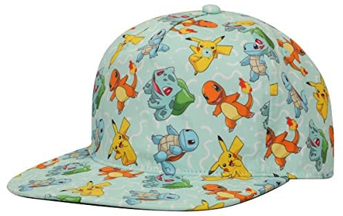 Pokemon All Over Character Snapback Hat Standard