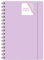 DESIGN GROUP A5 Twinwire Soft Cover Pastel Notebooks Lilac Purple