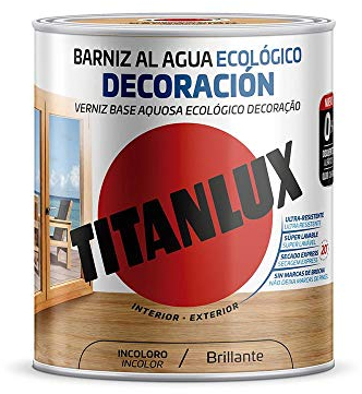 Titanlux Bio-Lack, wasserfest, glänzend, Walnuss, 750 ml