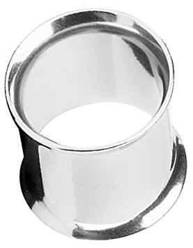 Taffstyle Flesh Tunnel Ohr Piercing Ear Plug Ohrpiercing Einfach Schraub Tribal Edelstahl Schraubverschluss Double Flared 8mm Silber