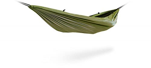 DD Camping grün Recycled - Outdoorhängematte mit doppelter Liegefläche aus recycelten Plastikflaschen