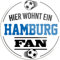 schilderkreis24 – Fußball Magnet “Hamburg Fan“ Deko Kühlschrankmagnet Artikel Sport Verein Geschenkidee Club Weihnachten Fußball Fan Liebhaber Begeisterte 8x8 cm