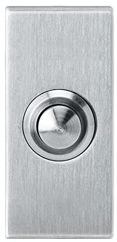 49.910.00 Aperit Türklingel rechteckig - Edelstahl 64x30mm - Edelstahl 316 matt gebürstet - Inkl. Montageschrauben