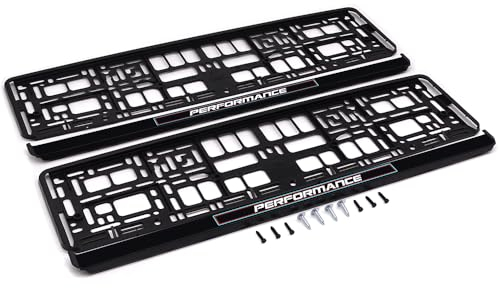 PlatePlus - Number Plate Holder For Car - Performance Grey System Registration Plate Holder 04 - Car Registration Plate Holders - Number Plate Holder Uk, Number Plate Surround