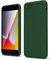 oakxco for iPhone 7 Plus Case iPhone 8 Plus Case Liquid Silicone, Cute Thin Slim Soft Rubber Gel Smooth Cover for Women Girl, Matte TPU Solid Aesthetic Design Protective & Shockproof, Dark Green