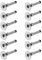 Lot de 12 embouts de rechange universels pour stylet - Pointe ronde transparente pour écran tactile, tablette, téléphone