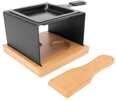 Cosy & Trendy Raclette-Gerät, quadratisch, Edelstahl, inkl. 1 Pfannenwender, 1 Person