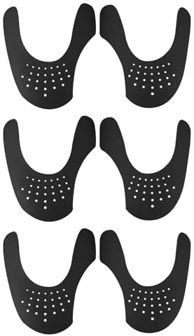 Newaner 3 Paar Anti Falten Schuhe Schutz, Verhindern Turnschuhe Schuhe Falte Vertiefung, Gegen Schuhknicke, Zehe Box Schilde, Schuhfaltenverhinderer für Herren Größe EU（40-46）