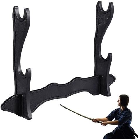 demaxiyad Katana-Ständer, Säbel-Display-Ständer - 2-stufiger Säbelhalter | Katana-Ständer, Regal-Bodenständer, Halter Katana-Präsentationsständer für Heimdekoration