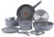 T-fal Ingenio Essentials Batterie de cuisine 11 pièces avec poignée amovible/amovible, antiadhésive, titane, induction, passe au four 500F, empilables, ensemble de casseroles et poêles, pour