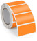 FINDAT Orange Thermo-Etiketten 50 x 25 mm Vinyl Rolle Selbstklebende Thermo-Aufkleber Wasserdichtes Rechteck Drucker Etiketten für Büro DIY Design Barcode Versand 500 Stück