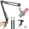 Mic Boom Arm for QuadCast 2 - Mic Arm Desktop, Microphone Arm Stand Compatible with HyperX QuadCast 2 USB Microphone by YOUSHARES