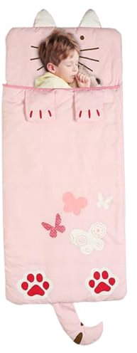 Pastoralist Kinder Schlafsack Nickerchen Matte gemütlicher Schlafsack für Jungen und Mädchen, Kinder -Cartoon -Schlafsack, Kinder Schlafsack, Schlafmatte