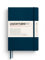 LEUCHTTURM1917 372190 Notizbuch Medium A5, Hardcover Schreibbuch, 251 nummerierte Seiten, Deep Sea, liniert
