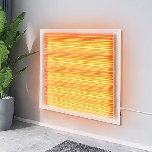 cliheet Infrarotheizung Energiesparend Elektroheizung Heizkörper - Infrarot Wandheizung 350W Heizung Elektrisch mit Wandmontage Heizgerät für Schlafzimmer Wohnzimmer