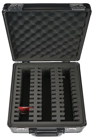 Dululux Graded Card Case, 3 Reihen Graded Card Storage Box, 42 Karten Trading Card Case, PSA Card Cases for Sport and Pokemon Card Case, BGS PSA Slab Case for Graded Cards, PSA Card Holder