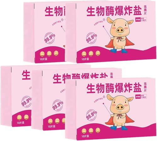 MavChanolia Multifunktionale Bio-Enzym-Reinigungstabletten, Allzweck-Reinigungstabletten, natürlicher Enzymreiniger, Aktiv-biologische Enzymwäsche, zum Reinigen Aller Arten von Kleidung