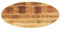 UJCHVHN Tischplatte 80x40x3,8cm Oval Massivholz MangoTischzubehör Tischplatten