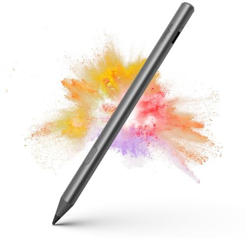Catsights USI 2.0 Tablet Stylus Pen USI 2.0 Stylus Pen con 4.096 livelli di sensibilità alla pressione compatibile con Chromebook e tablet Lenovo, Acer, HP e Asus Type-C Corpo in alluminio resistente
