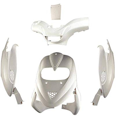 CARROSSERIE SCOOTER TUN'R KIT ADAPT. GILERA STALKER BLANC (5 PIECES)